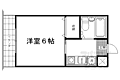 クレセント太秦2階3.7万円
