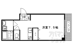 メゾン・ドゥ・ヨーヨ 3階1Kの間取り