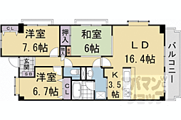 Ｅｘｃｅｌｌａｇｅ嵐山 5階3LDKの間取り