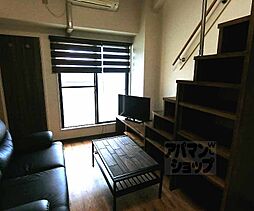 ヒューマンハイツ御室 407 4階1Kのリビング/ダイニング