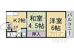 間取図画像 2K