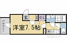 ＴＳＵＢＡＫＵＲＡ 3階1Kの間取り