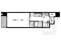 辻が花 2階1Kの間取り