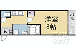 仮称）西ノ京東月光町新築マンション 302 3階1Kの間取り
