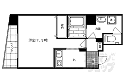 ライジングコート京都西院フロンティア 2階