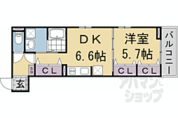 ヒカルサ京都梅津東 1階/101