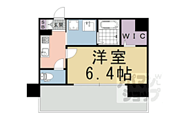 プレサンスTHEKYOTO東福寺WEST 1Kの間取図画像