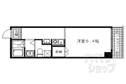 総司館八木 1Kの間取図画像
