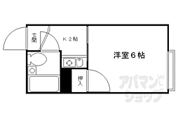 ハイム太田 1Kの間取図画像