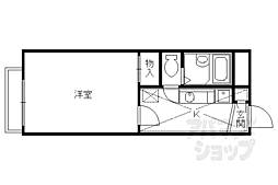 レオパレスかどの 1Kの間取図画像