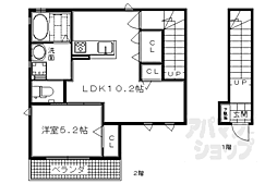 シャーメゾン神明 1LDKの間取図画像
