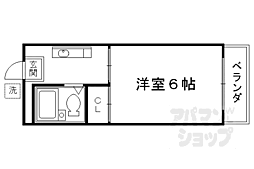 ハイツ新川 1Kの間取図画像