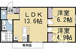 JR東海道・山陽本線 桂川駅 徒歩15分 1階/-