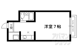 コート・プリモ 1Kの間取図画像
