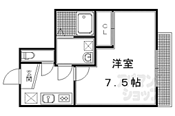 CHERRYBLOSSOMSAGANO 1Kの間取図画像
