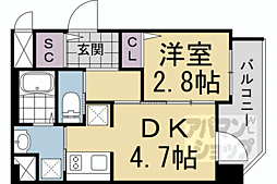 エンゼルプラザ京都太秦 3階/308