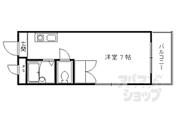ジュネス丸池 1Kの間取図画像