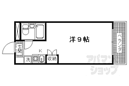 メゾン・ド・フルール ワンルームの間取図画像