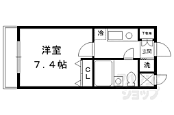 ルミネスプラザ 1Kの間取図画像