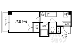 ヴァインオークファイン 1Kの間取図画像