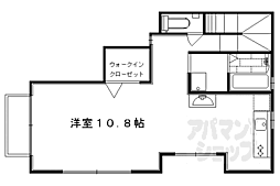 コフェレット 1Kの間取図画像