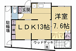 太秦安井二条裏町1−8貸家