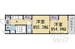 ARCOBALENO KYOTO NISHIKYOGOKU 2Kの間取図画像