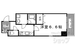 アスヴェル京都二条駅前 1Kの間取図画像