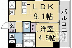 アーティクルズ 1LDKの間取図画像