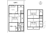 京都市北区紫野西蓮台野町 2階建 築50年のイメージ