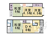 京都市左京区一乗寺払殿町 2階建 築45年のイメージ
