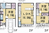 京都市北区紫野下築山町 3階建 新築のイメージ