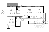 京都市北区小山西上総町 2階建 築8年のイメージ