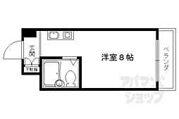 ハイツチロル ワンルームの間取図画像