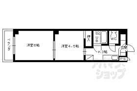 京都府京都市中京区三条堀川西入ル橋西町（賃貸マンション2K・4階・27.28㎡） その2