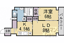 Ｃａｓａ花車 5階1LDKの間取り