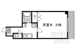 サンパティック参番館 3階1Kの間取り