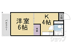 ハイツエリート 1DKの間取図画像
