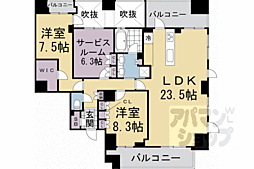 プラウド京都御所東 3階/301