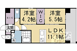LiveCasa千本今出川 2LDKの間取図画像
