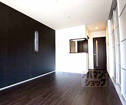 京都市営烏丸線 松ヶ崎駅 徒歩12分の賃貸アパート 2階1LDKのリビング/ダイニング