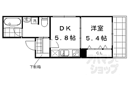 ブランネージュ二条城北 1階