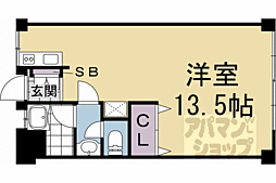 小山マンション ワンルームの間取図画像