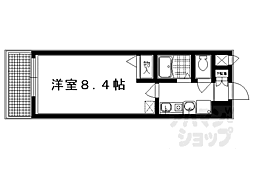 セトル御所東 1Kの間取図画像