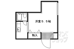 コーポ千尋 1Kの間取図画像