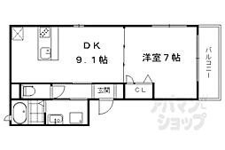 ガーデン鴨川御所東 1階