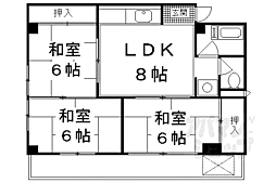 京都市営烏丸線 北大路駅 徒歩27分 3階/-
