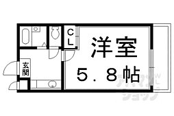 京都市営烏丸線 北大路駅 徒歩18分 2階/-