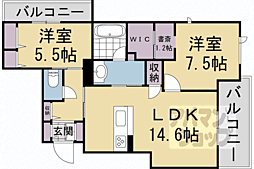 京都市営烏丸線 北大路駅 徒歩32分 2階/-