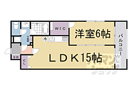RESIDENCE京都府庁前 1LDKの間取図画像